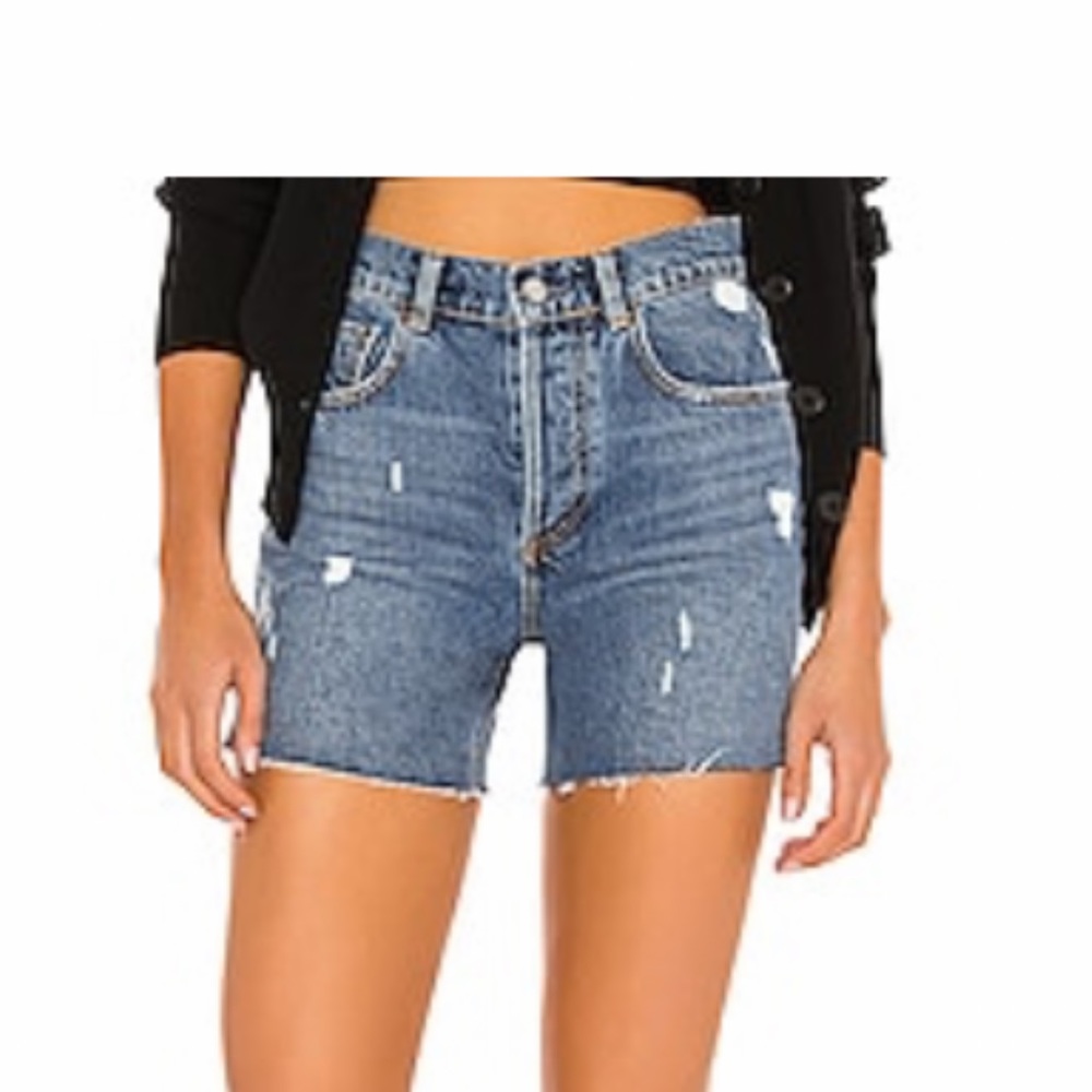 Boyish jean shorts. Size 28